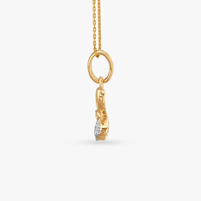 Tiny Wings Diamond Pendant For Kids 2