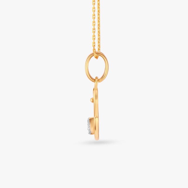 Duck Diamond Pendant for Kids