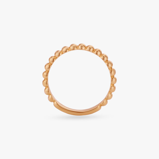 Sculpted Bead Gold Ring 4