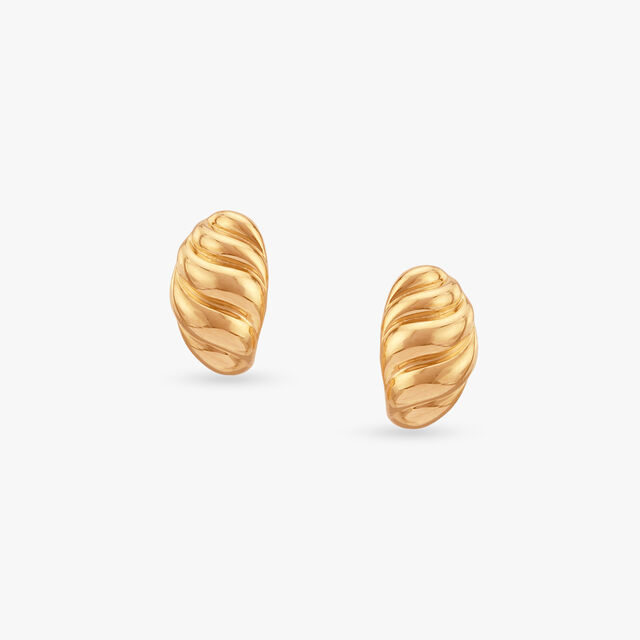 Timeless Twist Gold Hoop Earrings