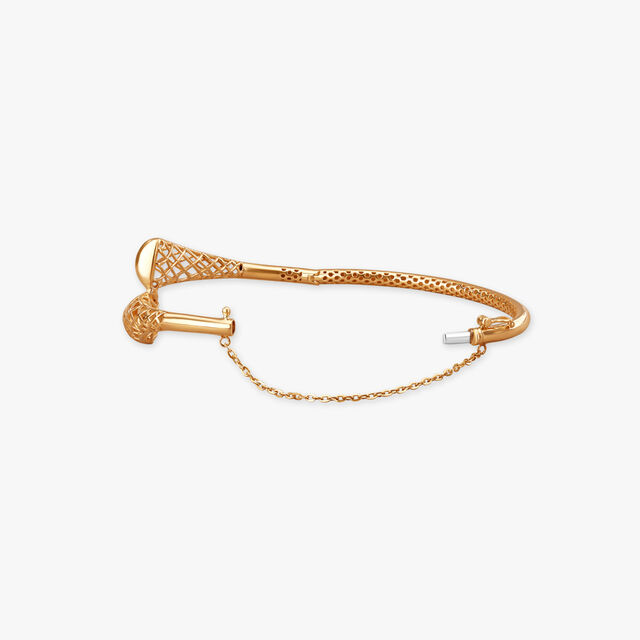 Mesh Mirage Gold Bangle 2