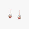 Timeless Rays Diamond Pendant with Chain and Earrings Set 4