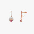 Timeless Rays Diamond Pendant with Chain and Earrings Set 5