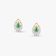 Ethereal Rays Diamond Pendant with Chain and Earrings Set 4
