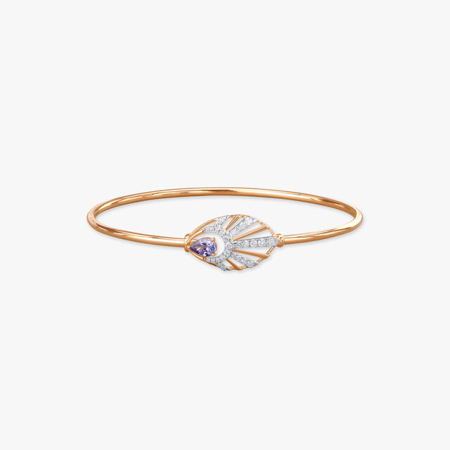 Glimmering Rays Diamond Bangle 2