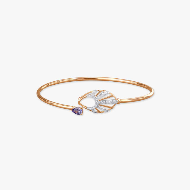 Glimmering Rays Diamond Bangle 3