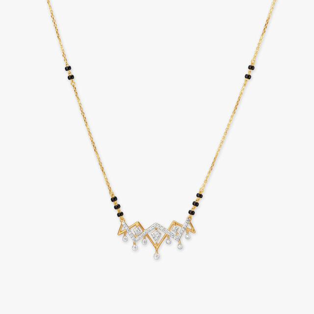 Chic Lines Diamond Mangalsutra