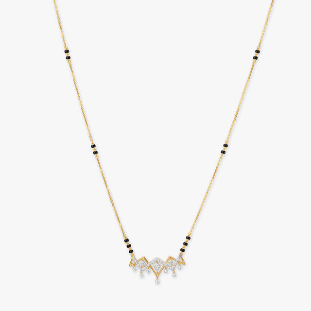 Chic Lines Diamond Mangalsutra