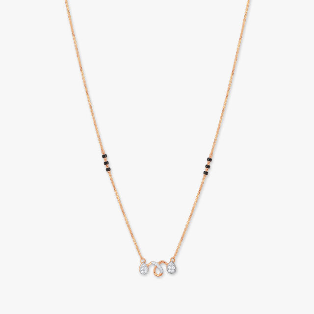 Elegant Twist Diamond Mangalsutra