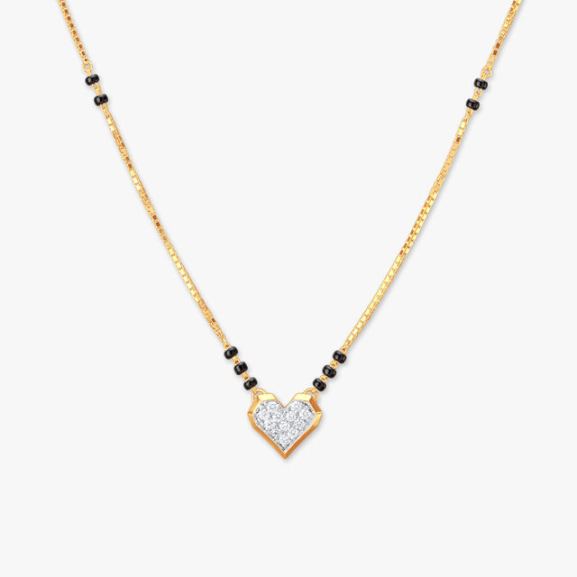 Heartfelt Sparkle Diamond Mangalsutra