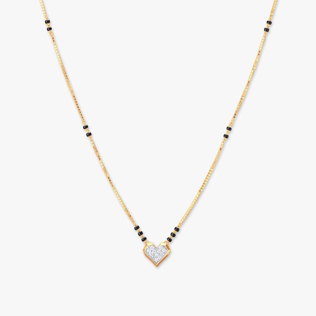 Heartfelt Sparkle Diamond Mangalsutra