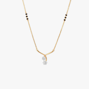 Timeless Twist Diamond Mangalsutra