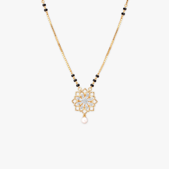 Regal Bloom Diamond Mangalsutra