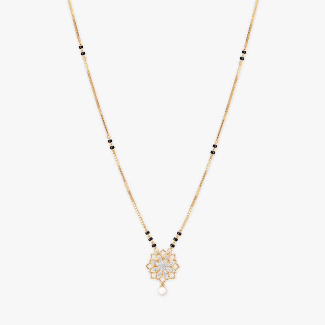 Regal Bloom Diamond Mangalsutra
