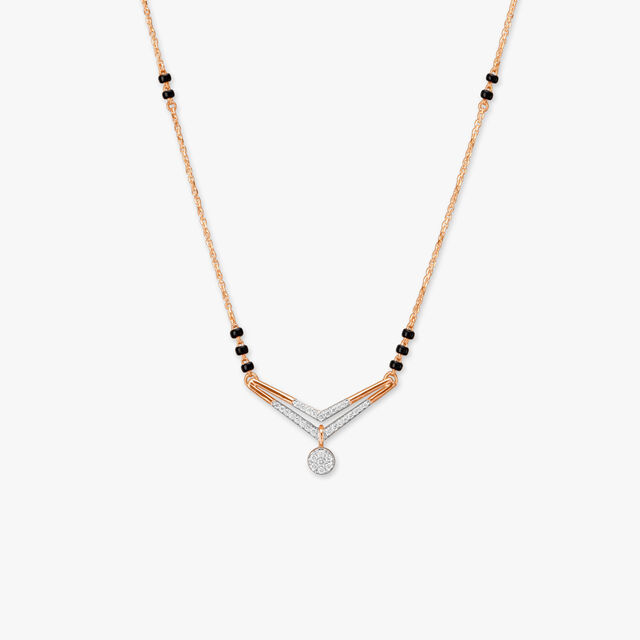 Chic Glamour Diamond Mangalsutra