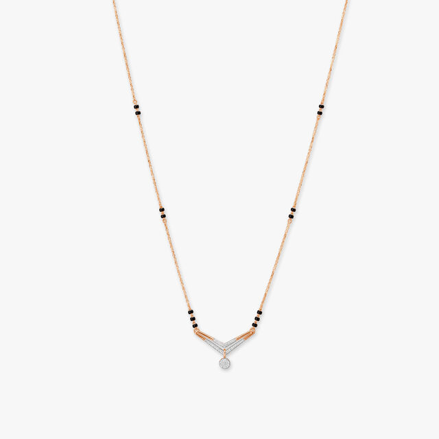 Chic Glamour Diamond Mangalsutra