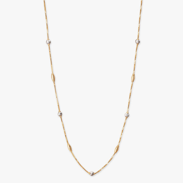 Starlit Bead Gold Chain