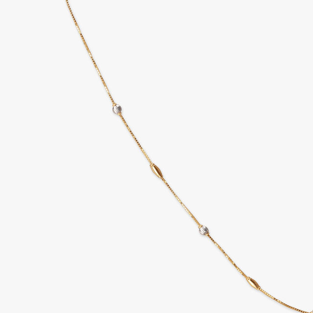 Starlit Bead Gold Chain