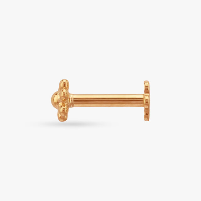 Bloom Charm Gold Nose Pin