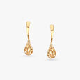 Twisted Vine Gold Hoop Earrings 3