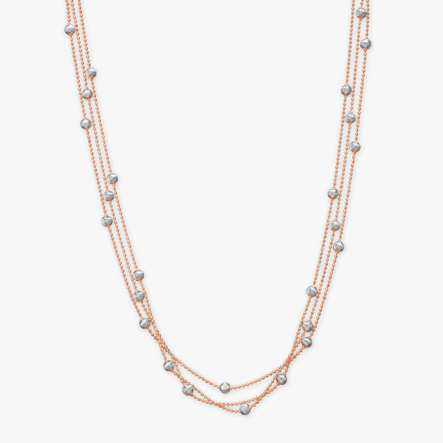 Beaded Blush Gold Chain