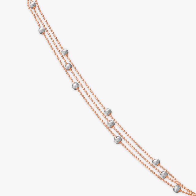 Beaded Blush Gold Chain