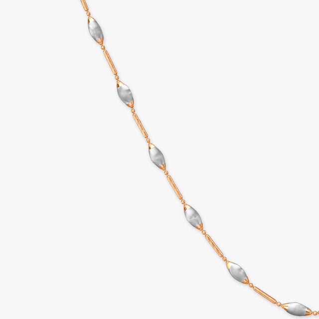 Frosted Bullet Gold Chain