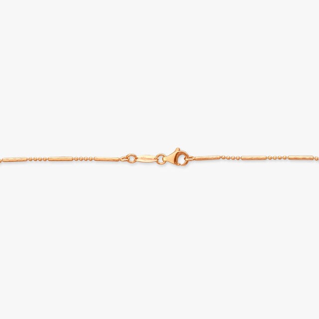 Frosted Bullet Gold Chain