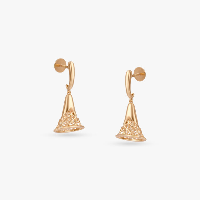 Aurora Lattice Gold Pendant and Earrings Set 5