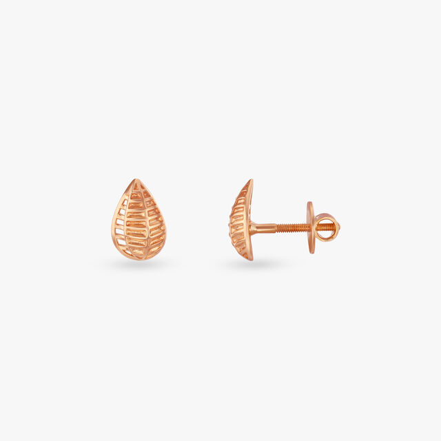 Gilded Foliage Gold Drop Earrings 4