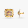 Utkrusht Glass Kundan Necklace Set,,hi-res 4