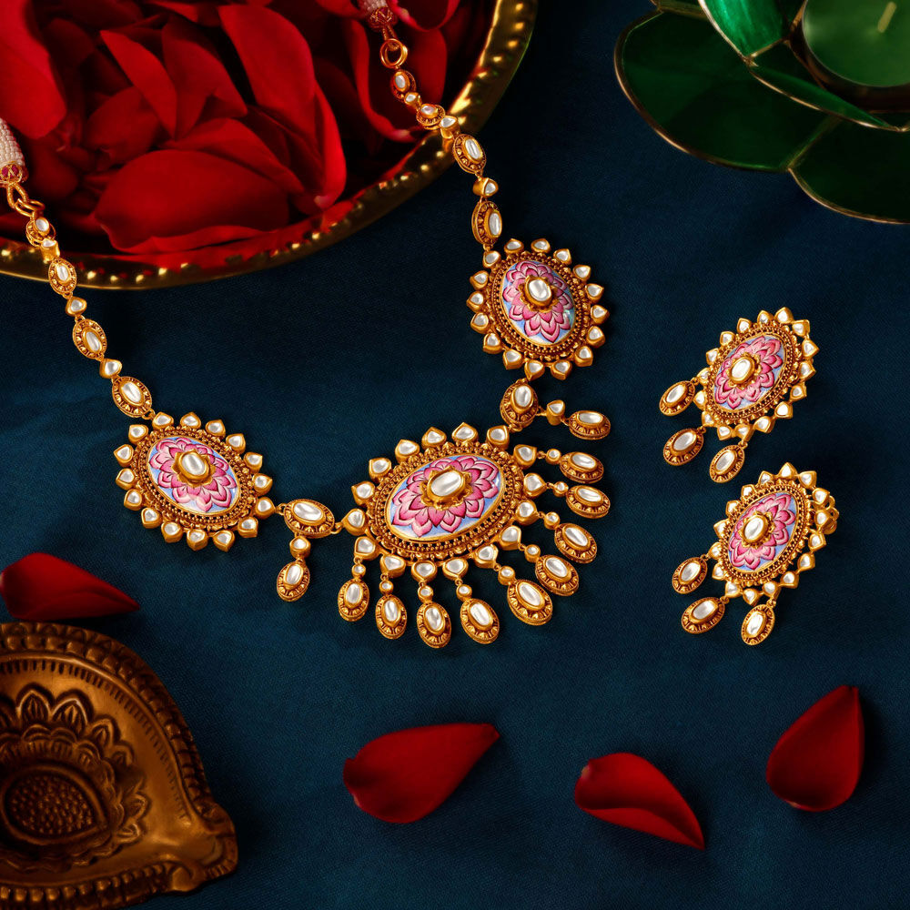 Polki necklace price top