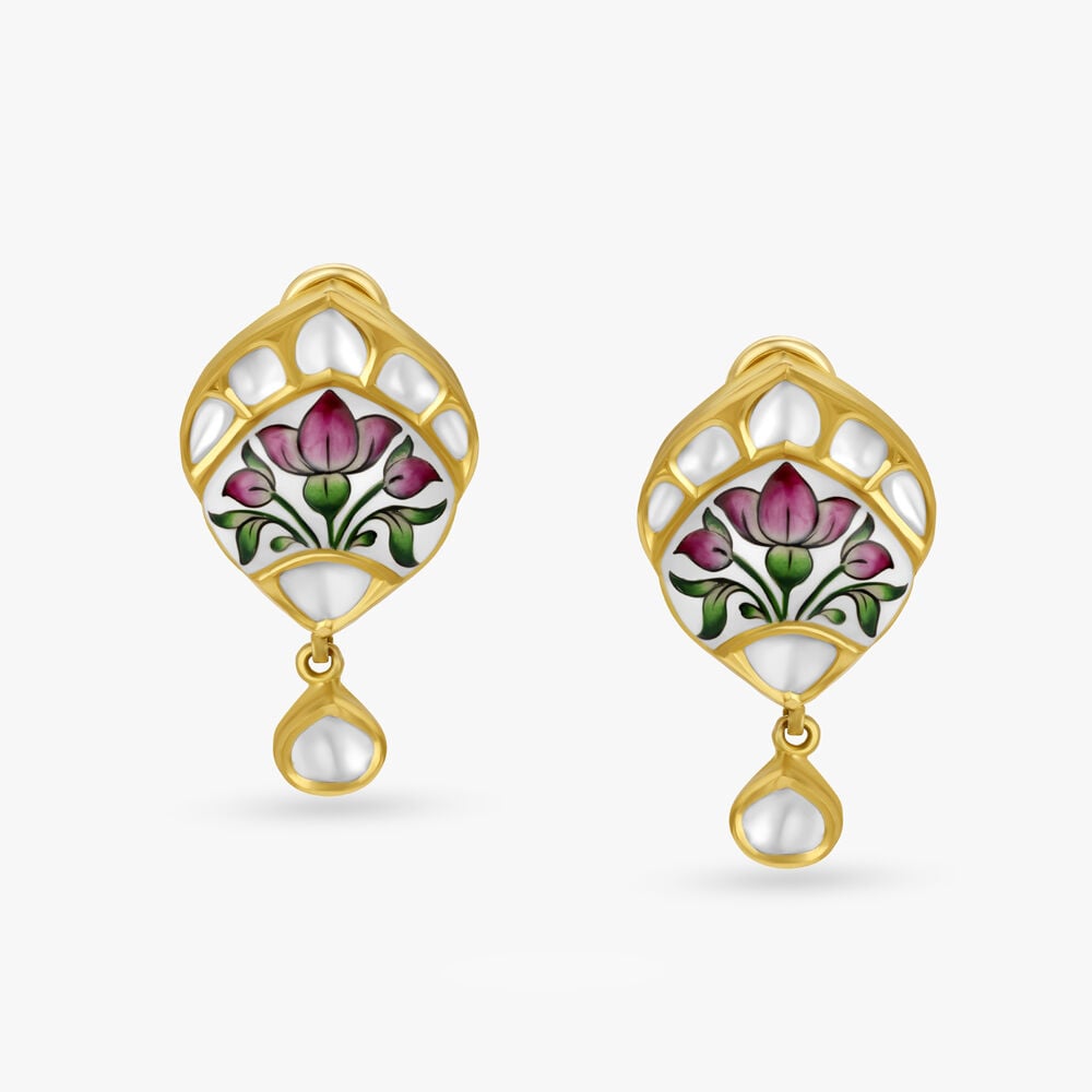 Tanishq polki earrings new arrivals