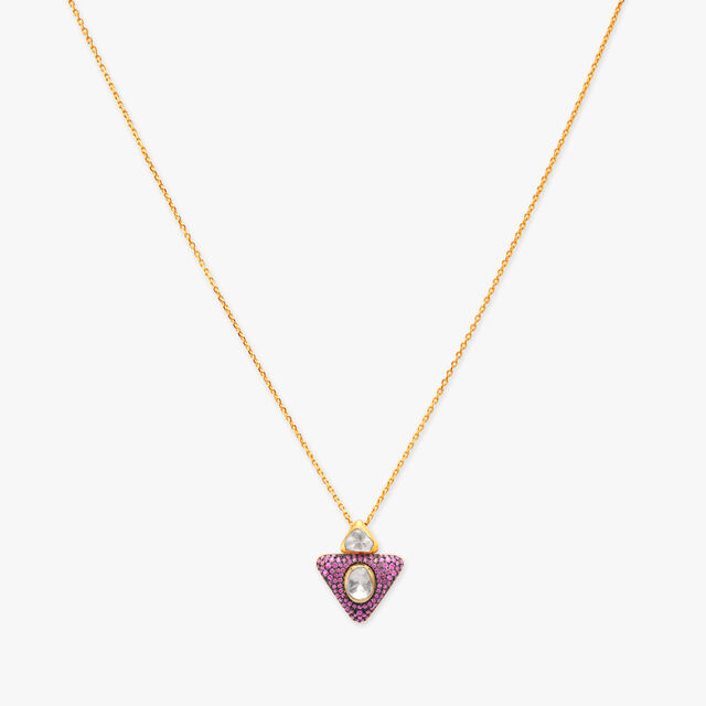 Traditional Elegance Pendant with Chain and Earrings Set 2