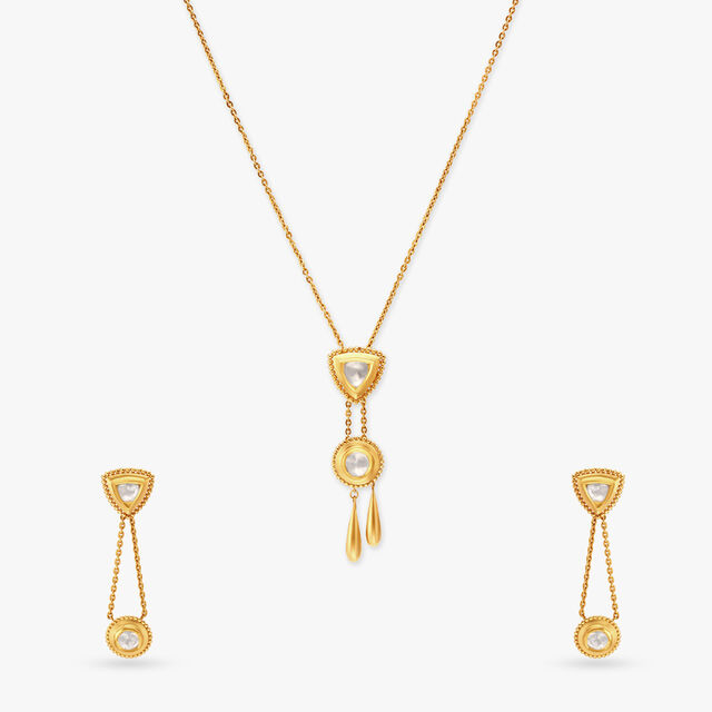Traditional Lariat Necklace Set 2