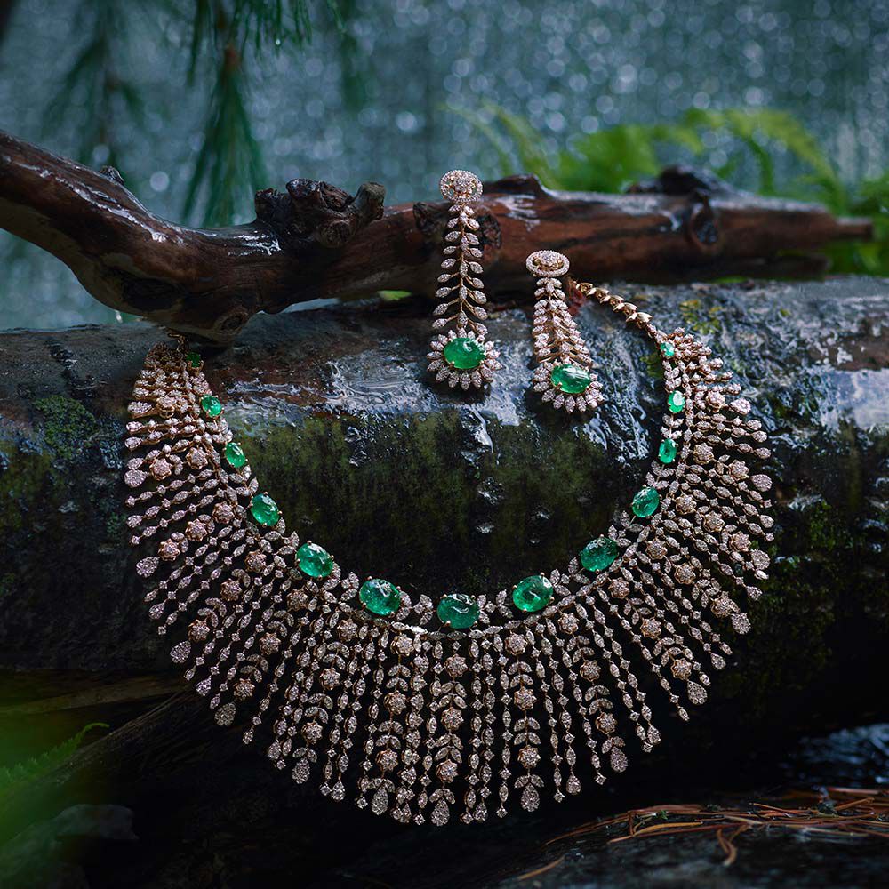Shop Diamond Necklace Set Designs Online at Best Prices Tanishq UAE