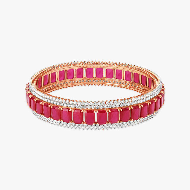 Royal Dazzling Diamond Bangle 