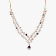 Intricate Diamond Necklace Set 2