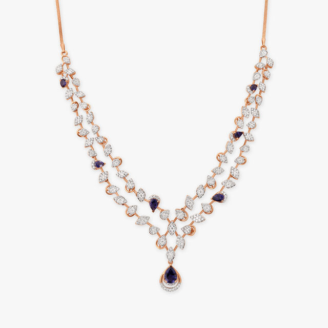 Intricate Diamond Necklace Set 2