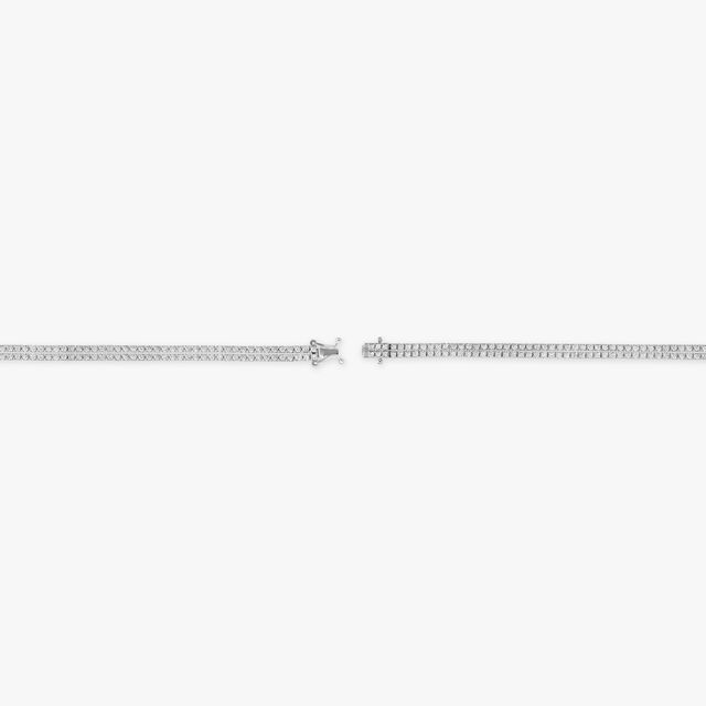 Dual-Row Diamond Bracelet 2
