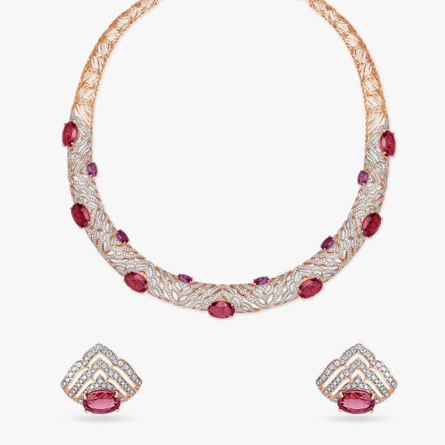 Royal Jharokhas Necklace Set,,hi-res 