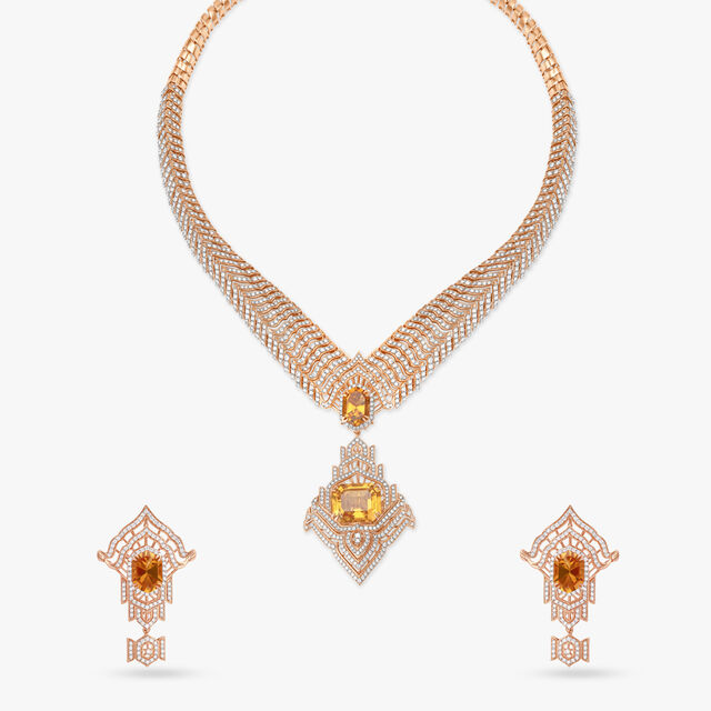 The Golden Gateway Necklace Set 