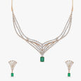 Gorgeous Glimmers Diamond Necklace Set 