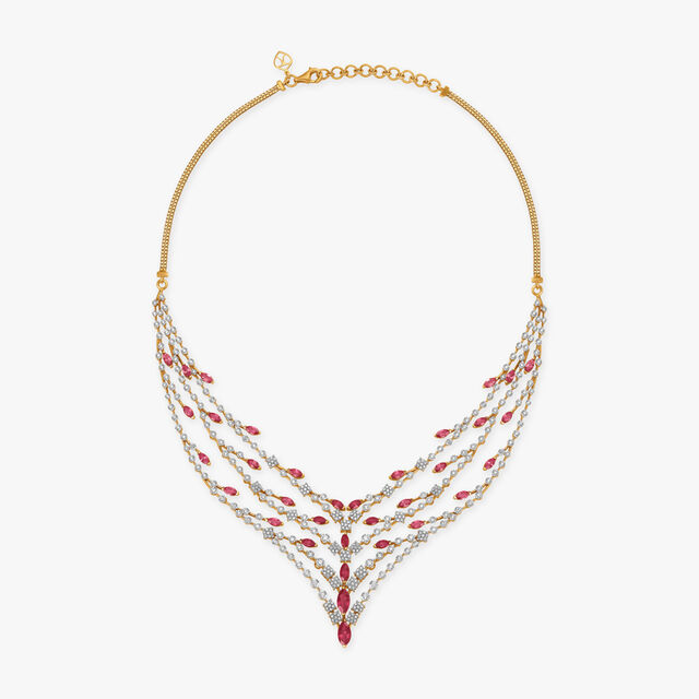 Mystic Beauty Diamond and Tourmaline Necklace Set,,hi-res 3
