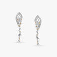 Enigmatic Grace Diamond Drop Earrings 