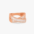 Crossover Luxe Diamond Finger Ring 2