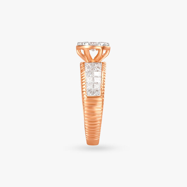 Majestic Crown Diamond Finger Ring 3