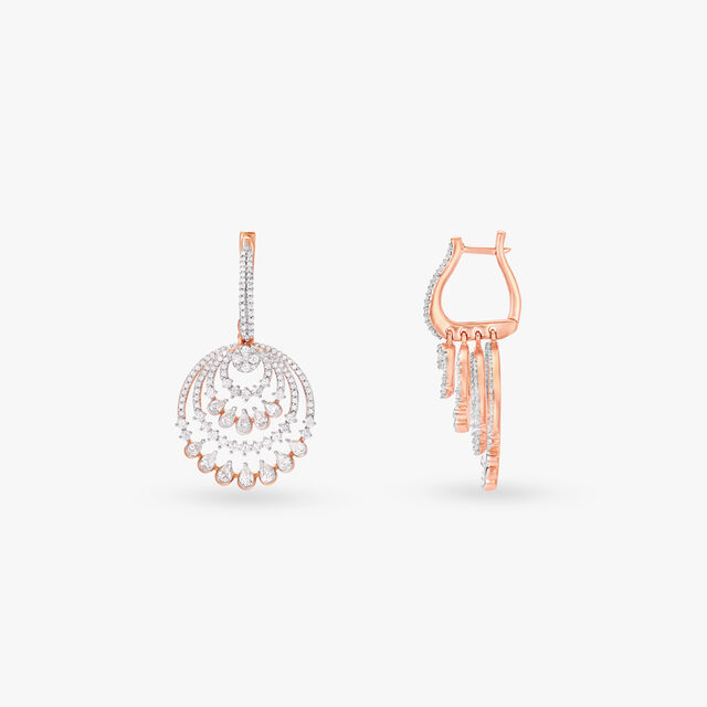 Glamorous Diamond Drop Earrings 2