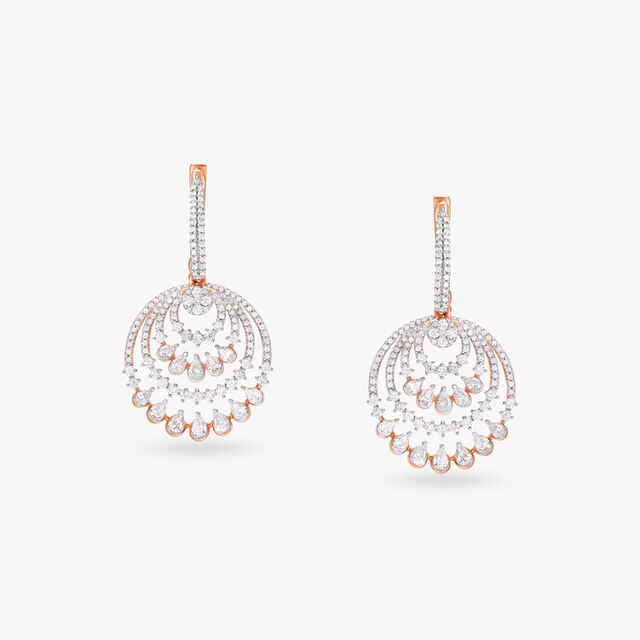 Glamorous Diamond Drop Earrings 3