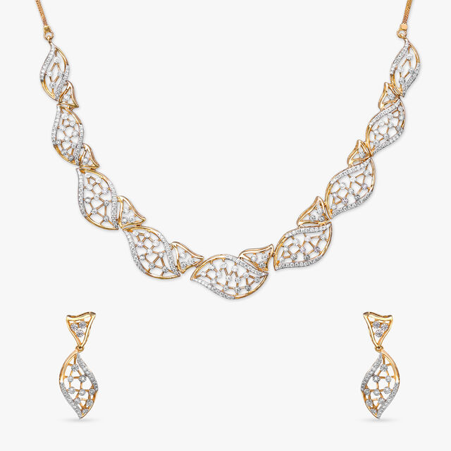 Eternal Flow Diamond Necklace Set 